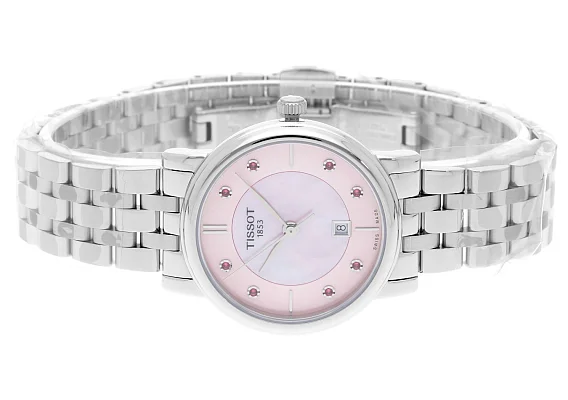 Tissot Carson Lady Quartz Steel Bracelet Pink Dial T122.210.11.159.00