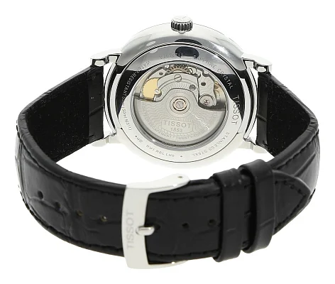 Tissot Carson Powermatic 80 Automatic Black Strap Black Dial T122.407.16.051.00