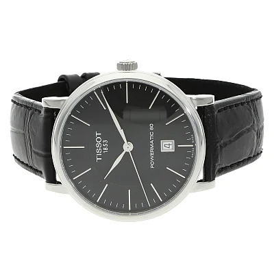 Tissot Carson Powermatic 80 Automatic Black Strap Black Dial T122.407.16.051.00