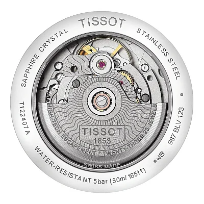 Tissot Carson Powermatic 80 Automatic Black Strap Black Dial T122.407.16.051.00