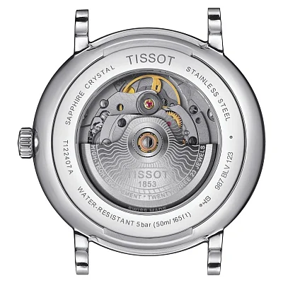 Tissot Carson Powermatic 80 Automatic Black Strap Black Dial T122.407.16.051.00