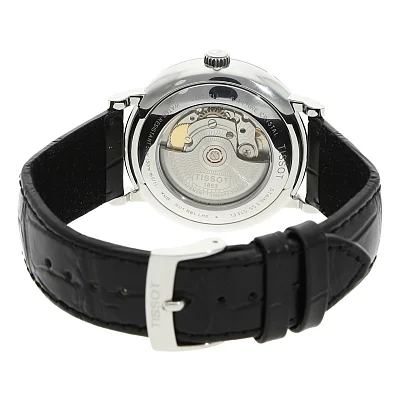 Tissot Carson Powermatic 80 Automatic Black Strap Black Dial T122.407.16.051.00