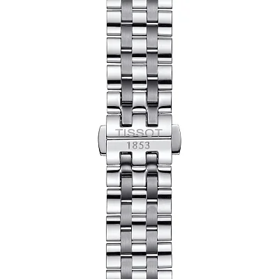 Tissot Carson Powermatic 80 Automatic Steel Bracelet Black Dial T122.407.11.051.00