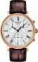  Zdjęcie 2 Tissot Carson Quartz Chrono Brown Strap Silver Dial Rose Gold PVD T122.417.36.033.00
