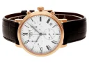  Zdjęcie 6 Tissot Carson Quartz Chrono Brown Strap Silver Dial Rose Gold PVD T122.417.36.033.00