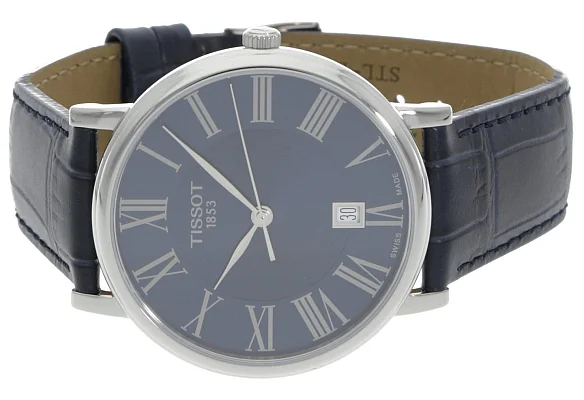 Tissot Carson Quartz Dark Blue StrapDark Blue Dial T122.410.16.043.00