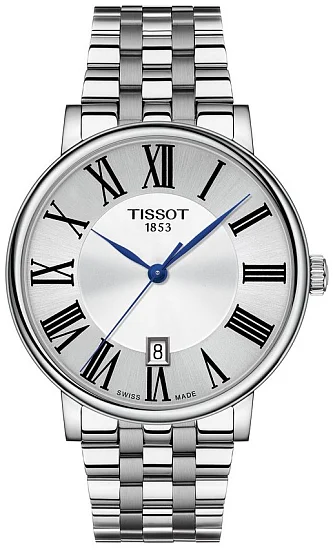 Tissot Carson Quartz Steel Bracelet Silver Dial T1224101103300