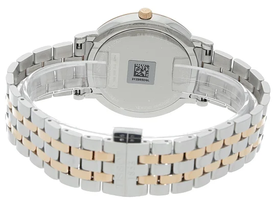 Tissot Carson Quartz Steel Bracelet Silver Dial Rose Gold PVD T122.410.22.033.00