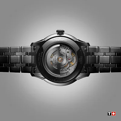 Tissot Chemin des Tourelles Automatic 39mm Anthracite Dial Steel Bracelet T139.807.11.061.00