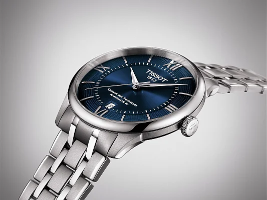 Tissot Chemin des Tourelles Automatic 39mm Dark Blue Dial Steel Bracelet T139.807.11.048.00
