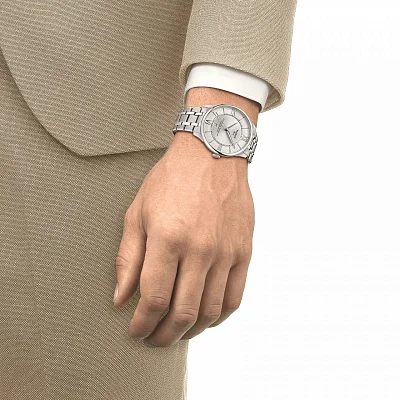 Tissot Chemin des Tourelles Automatic 42mm Silver Dial Steel Bracelet T139.407.11.038.00