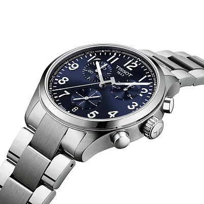 Tissot Chrono L Blue Dial Steel Bracelet T116.417.11.042.00
