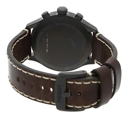 Tissot Chrono XL Brown Leather Blue Dial T116.617.36.047.00