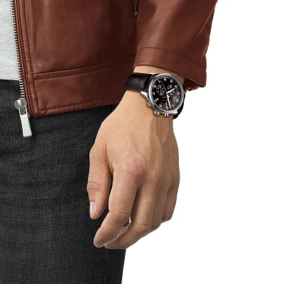 Tissot Chrono XL Classic Brown Strap Brown Dial T116.617.16.297.00