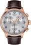  Zdjęcie 2 Tissot Chrono XL Classic Rose Gold PVD Brown Strap Silver Dial T116.617.36.037.00