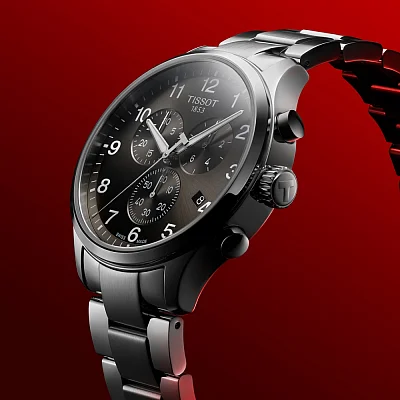 Tissot Chrono XL Classic Steel Bracelet Black Dial T116.617.11.057.01