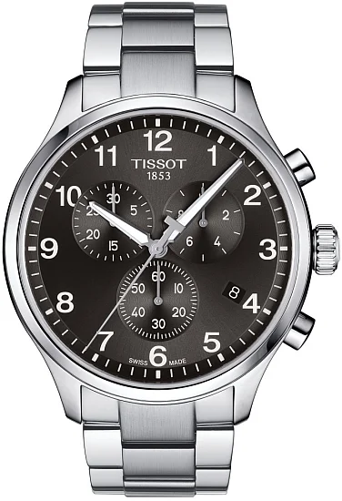 Tissot Chrono XL Classic Steel Bracelet Black Dial T1166171105701