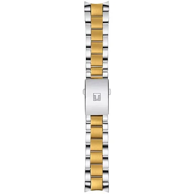Tissot Chrono XL Classic Steel Bracelet Blue Dial Yellow Gold PVD T116.617.22.041.00