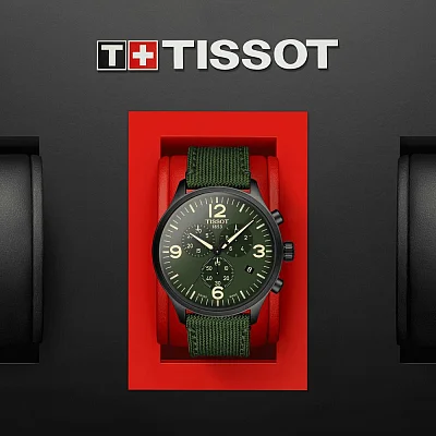 Tissot Chrono XL Green Strap Green Dial T116.617.37.097.00