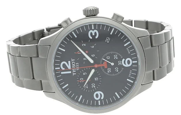Tissot Chrono XL Steel Bracelet Black Dial T116.617.11.057.00