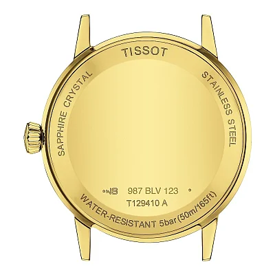 Tissot Classic Dream Ivory Dial Yellow Gold PVD T129.410.36.261.00