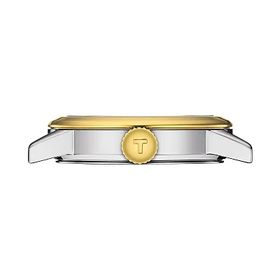Tissot Classic Dream Lady Silver Dial Yellow Gold PVD T129.210.22.031.00