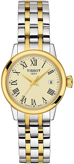 Tissot Classic Dream Lady Champagne Dial Yellow Gold PVD T1292102226300