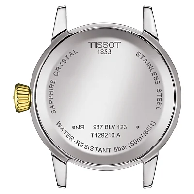 Tissot Classic Dream Lady Champagne Dial Yellow Gold PVD T129.210.22.263.00