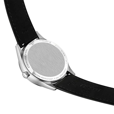 Tissot Classic Dream Powermatic 80 Blue Dial Black Leather Strap T158.407.16.041.00