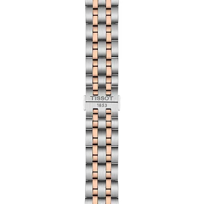 Tissot Classic Dream Powermatic 80 Silver Dial Rose Gold Bicolor PVD Steel Bracelet T158.407.22.031.01