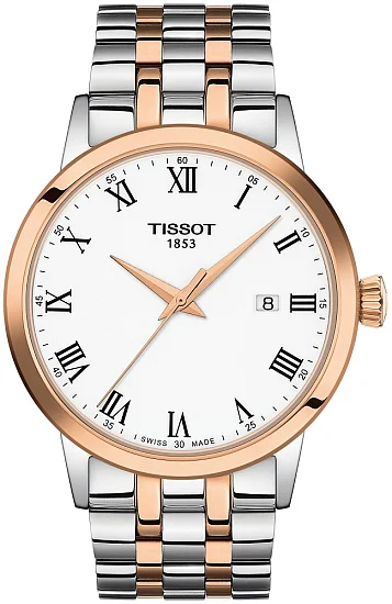 Tissot Classic Dream White Dial Rose Gold PVD T1294102201300
