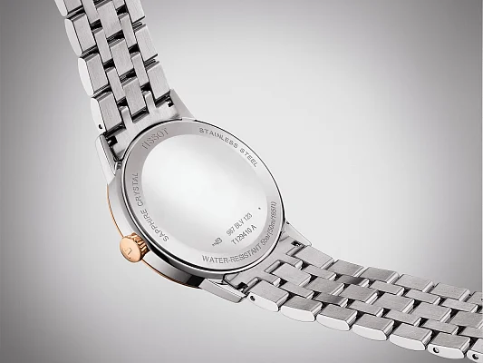 Tissot Classic Dream White Dial Rose Gold PVD T129.410.22.013.00