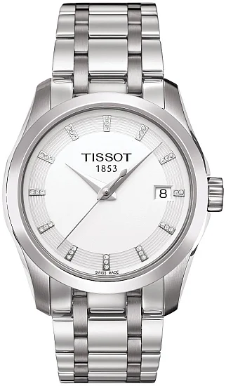 Tissot Couturier Lady Quartz Diamonds T0352101101600