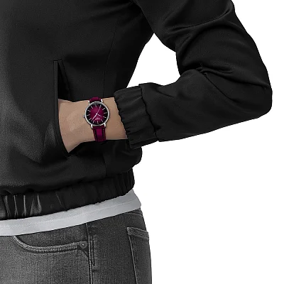 Tissot Everytime Lady 34 Burgundy Dial T143.210.17.331.00