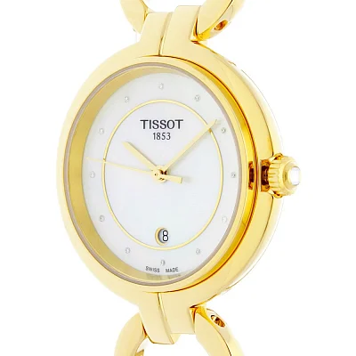 Tissot Flamingo II Diamonds Yellow Gold PVD T094.210.33.116.00