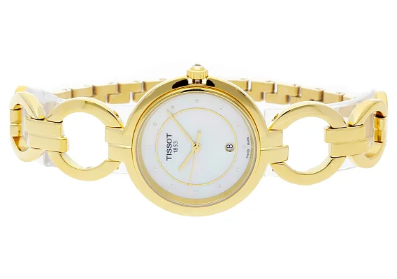 Tissot Flamingo II Diamonds Yellow Gold PVD T094.210.33.116.00