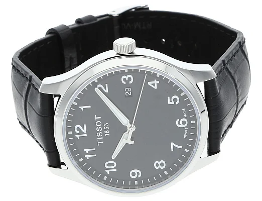 Tissot XL Quartz Black Leather Black Dial T116.410.16.057.00