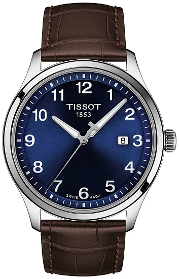 Tissot XL Quartz Brown Leather Blue Dial T1164101604700