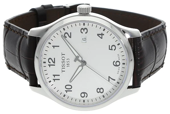 Tissot XL Quartz Brown Leather Silver Dial T116.410.16.037.00