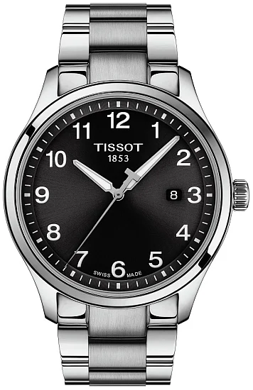 Tissot XL Quartz Steel Bracelet Black Dial T1164101105700