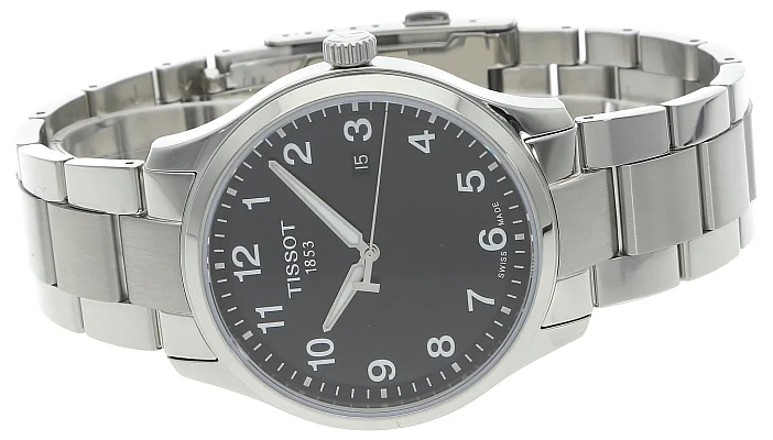Tissot XL Quartz Steel Bracelet Black Dial T116.410.11.057.00