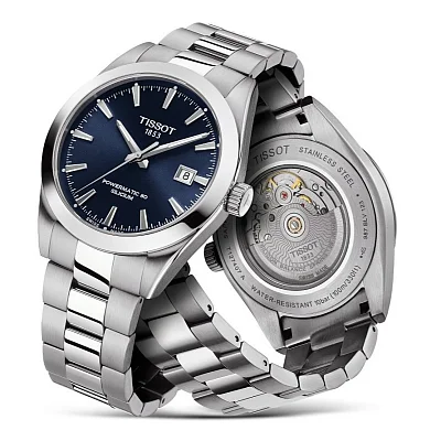 Tissot Gentleman 40mm Powermatic 80 Blue Dial T127.407.11.041.00