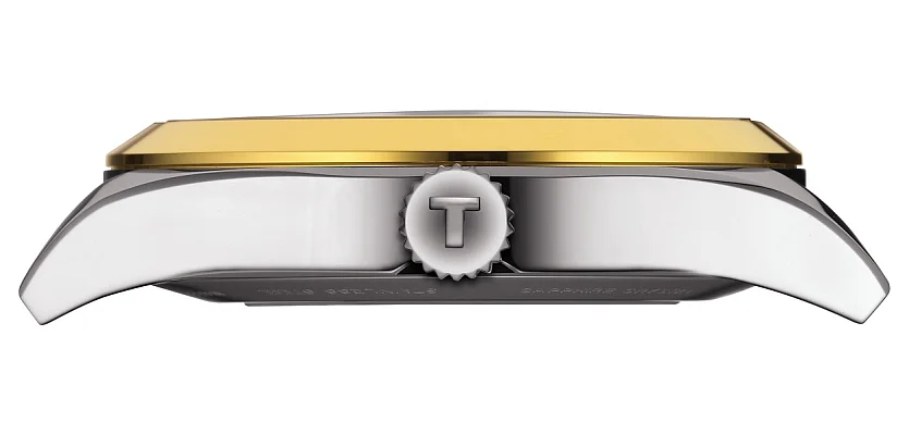 Tissot Gentleman Silver Dial Powermatic 80 18k Gold Bezel T927.407.41.031.01