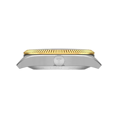 Tissot Gentleman Powermatic 80 Green Dial 38mm 18k Yellow Gold Bezel T934.807.41.091.00