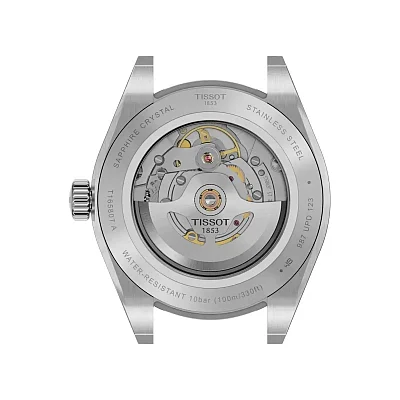 Tissot Gentleman Powermatic 80 Green Dial 38mm 18k Yellow Gold Bezel T934.807.41.091.00