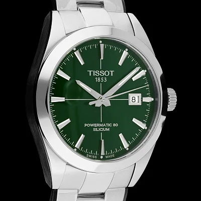 Tissot Gentleman 40mm Powermatic 80 Green Dial T127.407.11.091.01