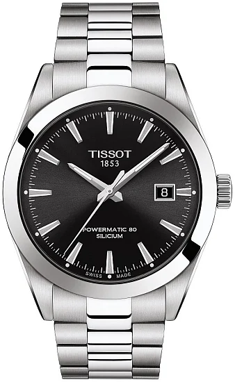 Tissot Gentleman Powermatic 80 Black Dial 40mm T1274071105100