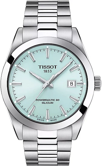 Tissot Gentleman Powermatic 80 Ice Blue Dial 40mm T1274071135100