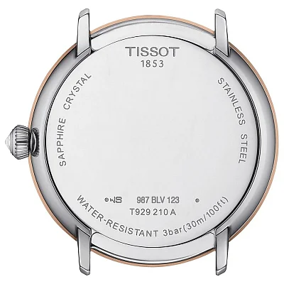 Tissot Glendora Lady White Dial 18k Gold Bezel T929.210.46.261.00
