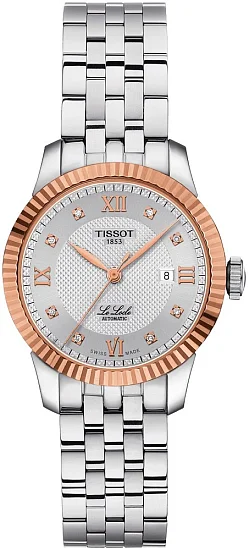 Tissot Le Locle Lady COSC Chronometer 18k Gold Bezel Diamonds T9322074103600